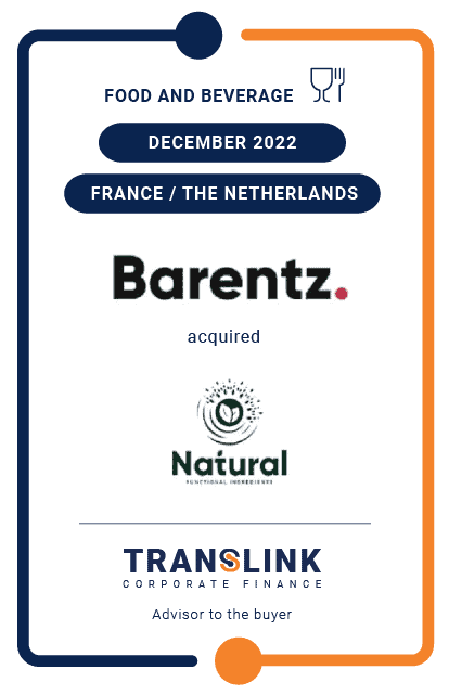 Translink CF Advised Barentz On The Acquisition Of Natural