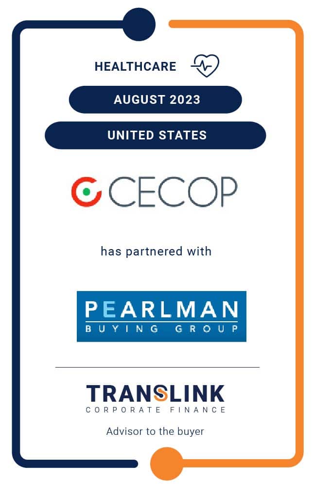 Translink Corporate Finance Acted As The Advisor To CECOP Exponential Growth LLC In Its Partnership With Pearlman Buying Group 