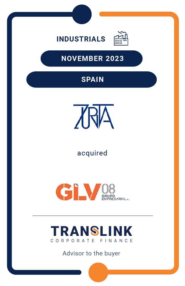 Translink Corporate Finance Acted As The Advisor To Gráficas Zurita On Its Acquisition Of A Majority Stake In GLV08